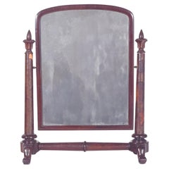 English Dressing Table Mirror with Turnings