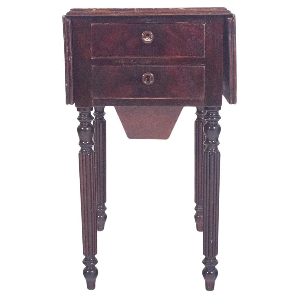Mesa auxiliar rectangular inglesa