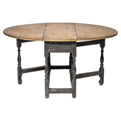 English Drop-Leaf Table, Mid-19th Century