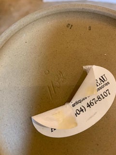 English Dudson Paxton Brown & White Jasperware Sprigged Jug / Pitcher with Mark