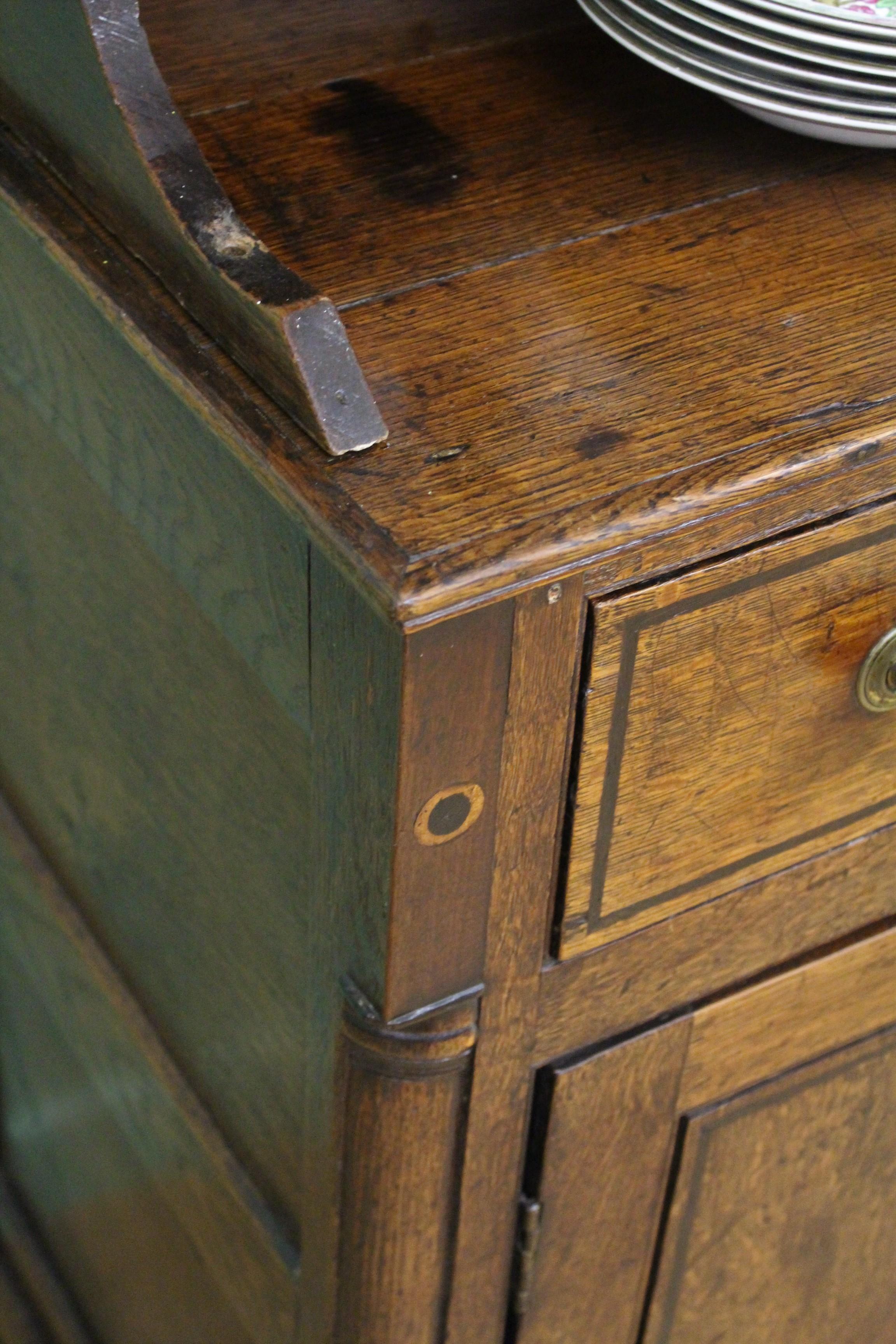 English Early 19th Century Georgian Oak Dresser For Sale 4