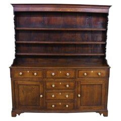 Antique English Early 19th Century Georgian Oak Dresser