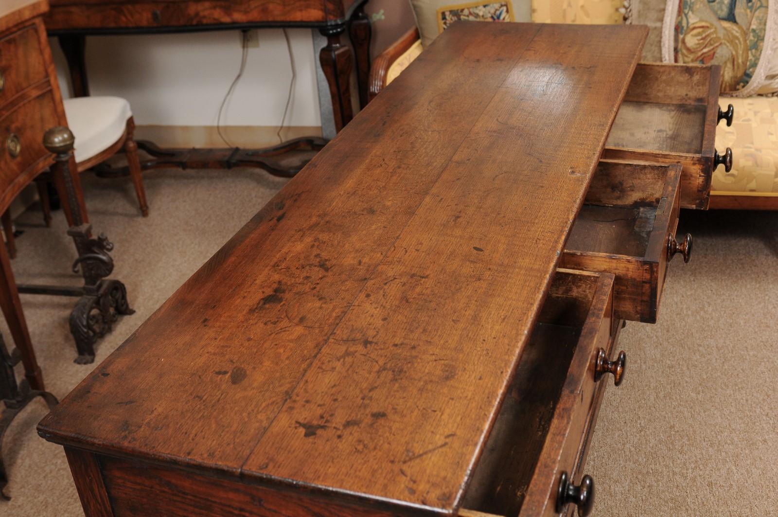 English Early 19th Century Oak Dresser Base 5