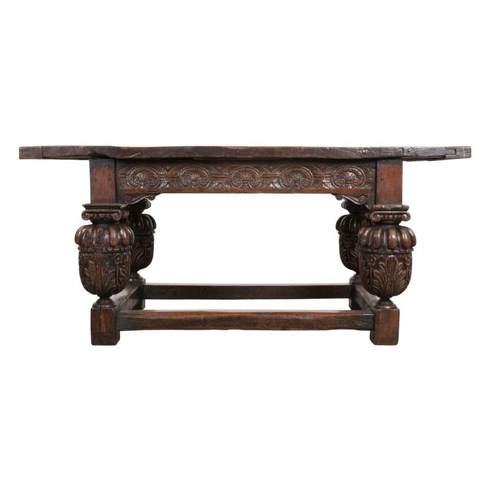 Medieval Style Math Table Medieval Tables - 48 For Sale at 1stDibs | medieval dining table ...
