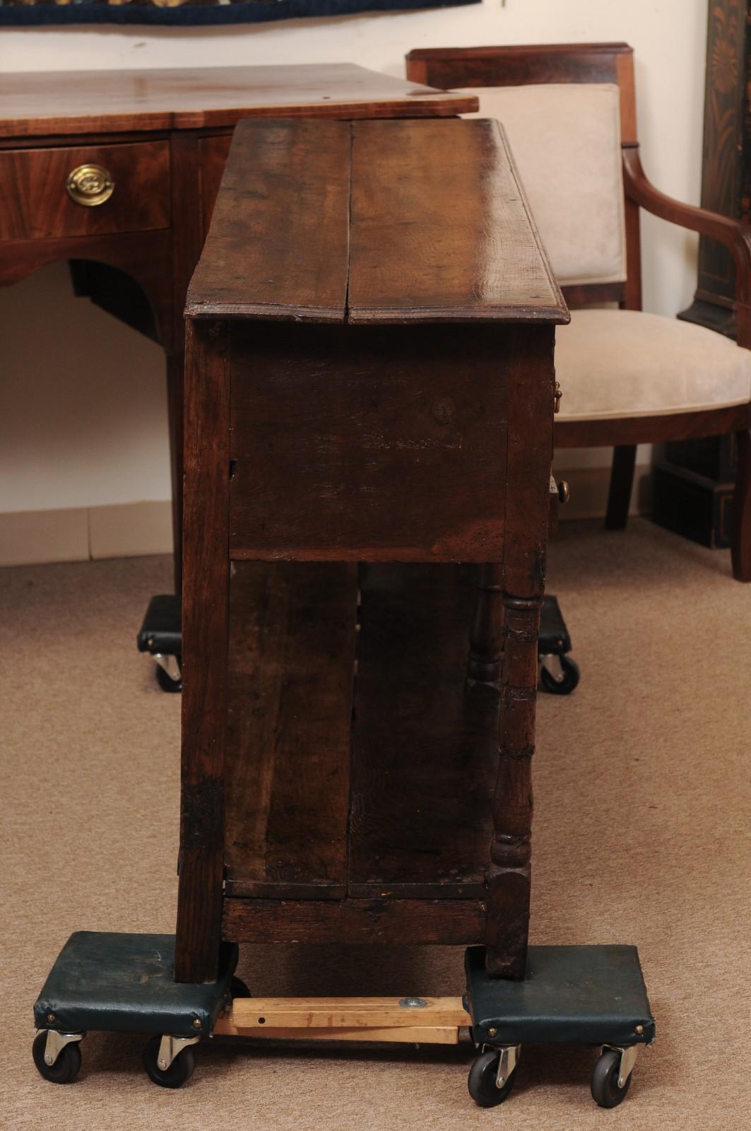 Englisch frühen 19. Jahrhundert Eiche Server / Dresser Base im Angebot 2