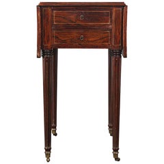 English Early 19th Century Regency Drop-Leaf Side Table