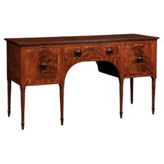 English Early 19th Century Regency Mahogany Sideboard