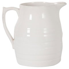 English Early 20th Century Ironstone Pitcher