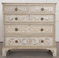 English Early 20th Century Painted Chest of Drawers