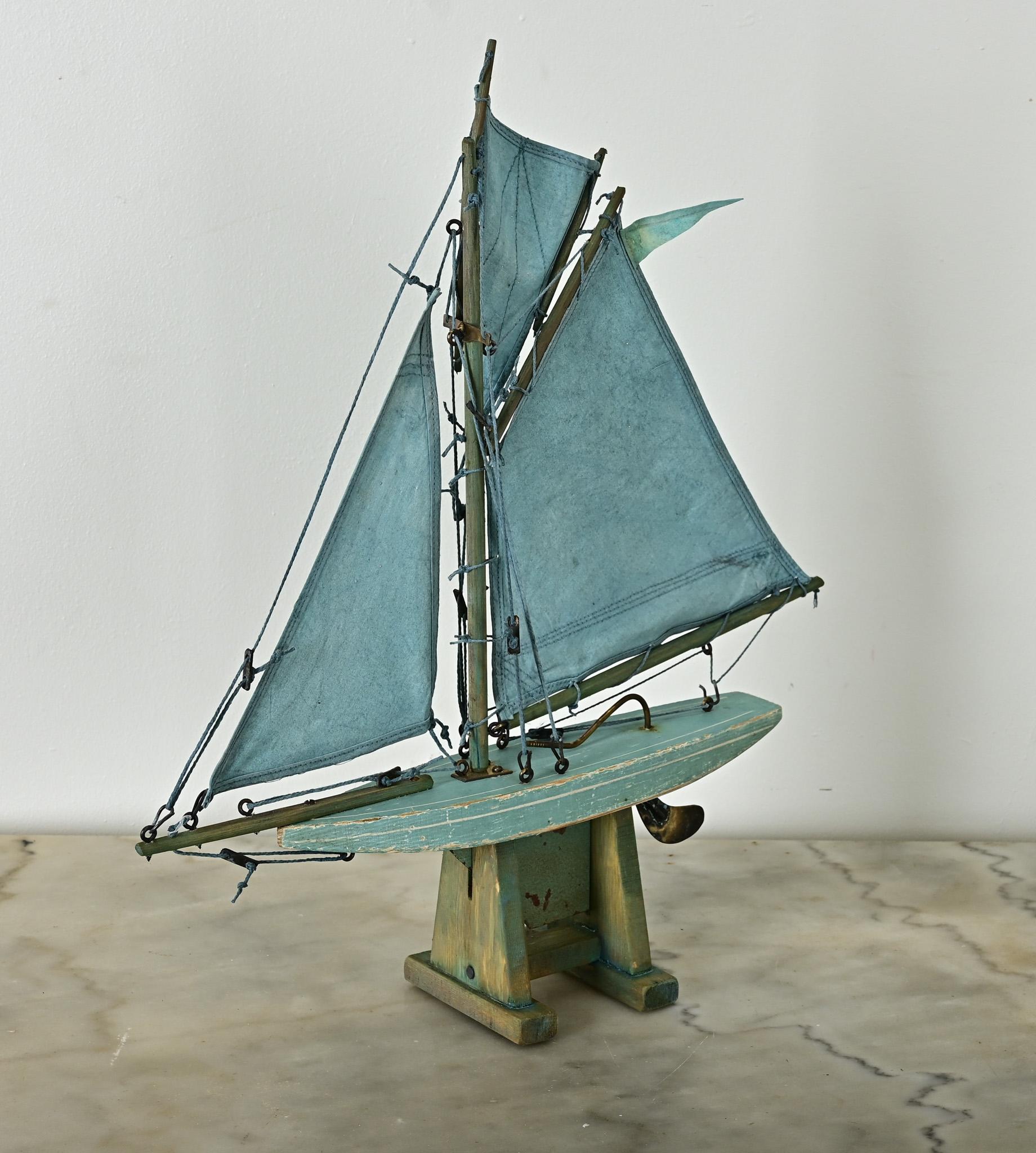 Metal English Early 20th Century Pond Boat