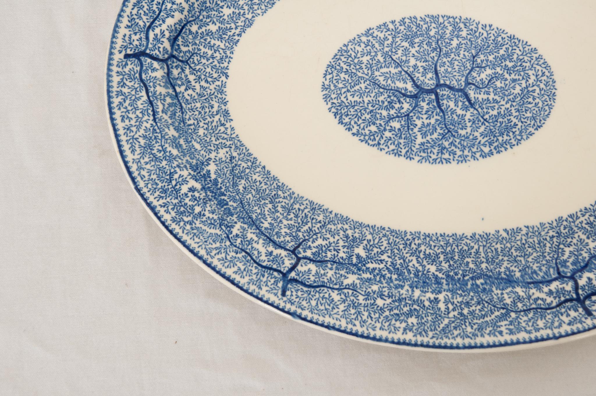 Edwardian English Early 20th Century Wood and Sons Fibre Platter