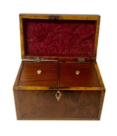 Englische frühe Teedose