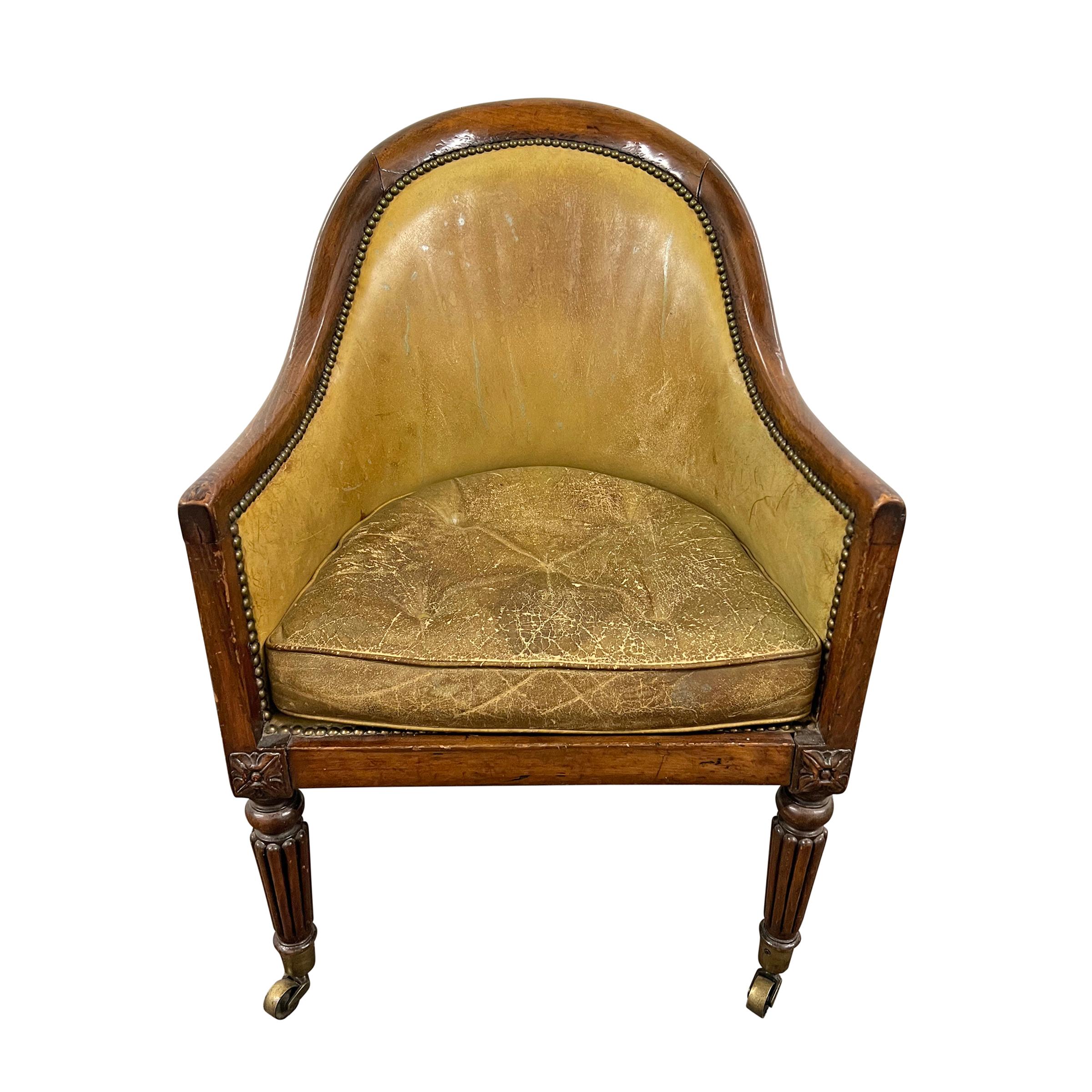 Mid-19th Century English Early Victorian Armchair