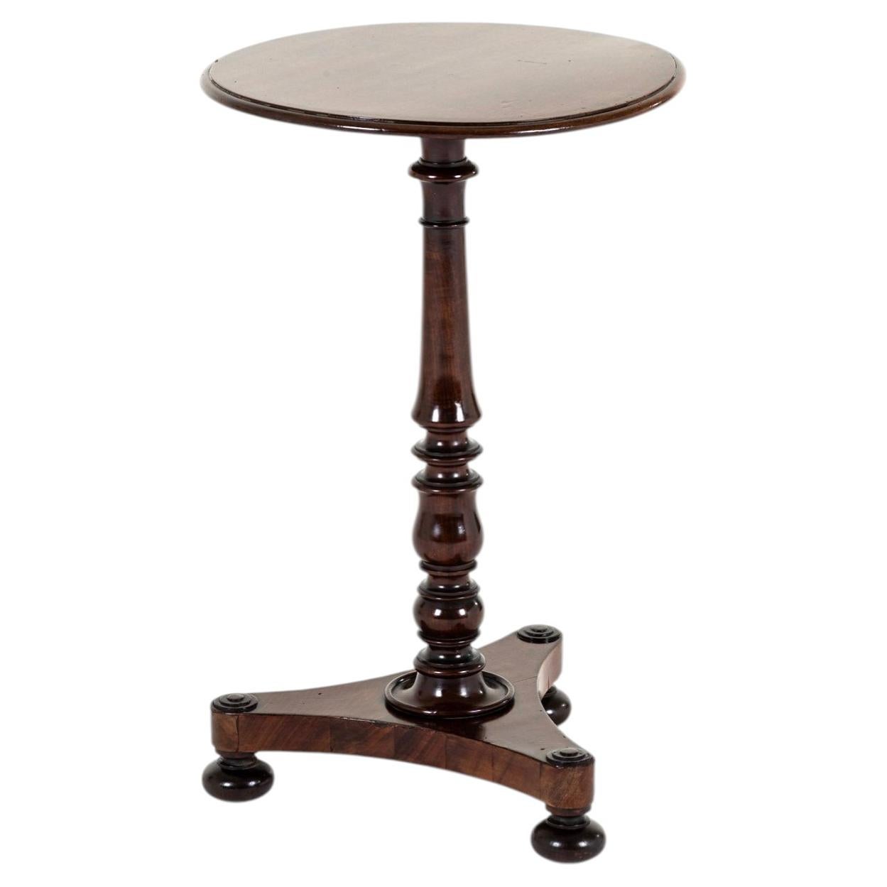 English Early Victorian Mahogany Occasional Table or Wine Table