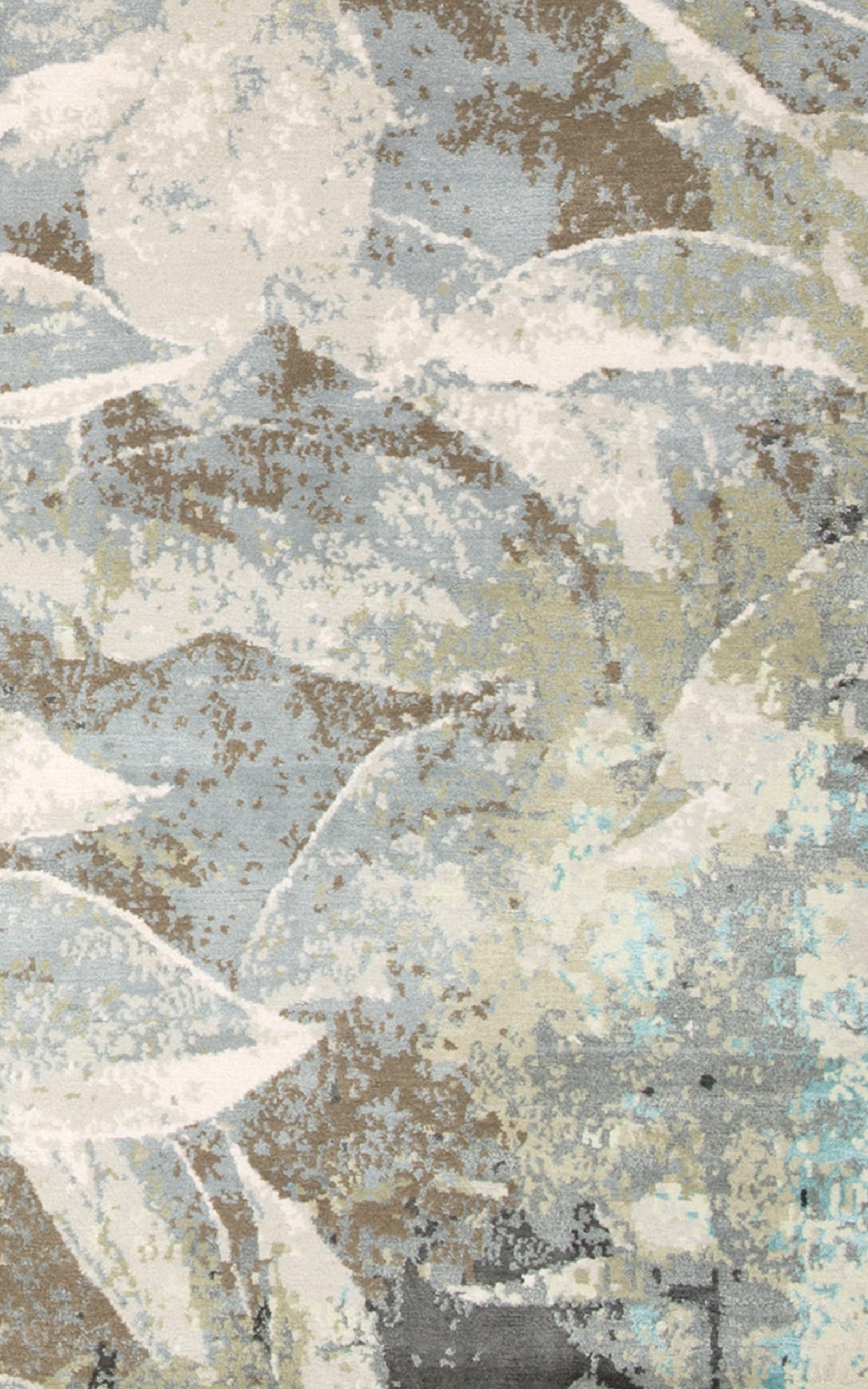 Annodato a mano Eccentrici inglesi, Giardino di campagna, Blu in vendita