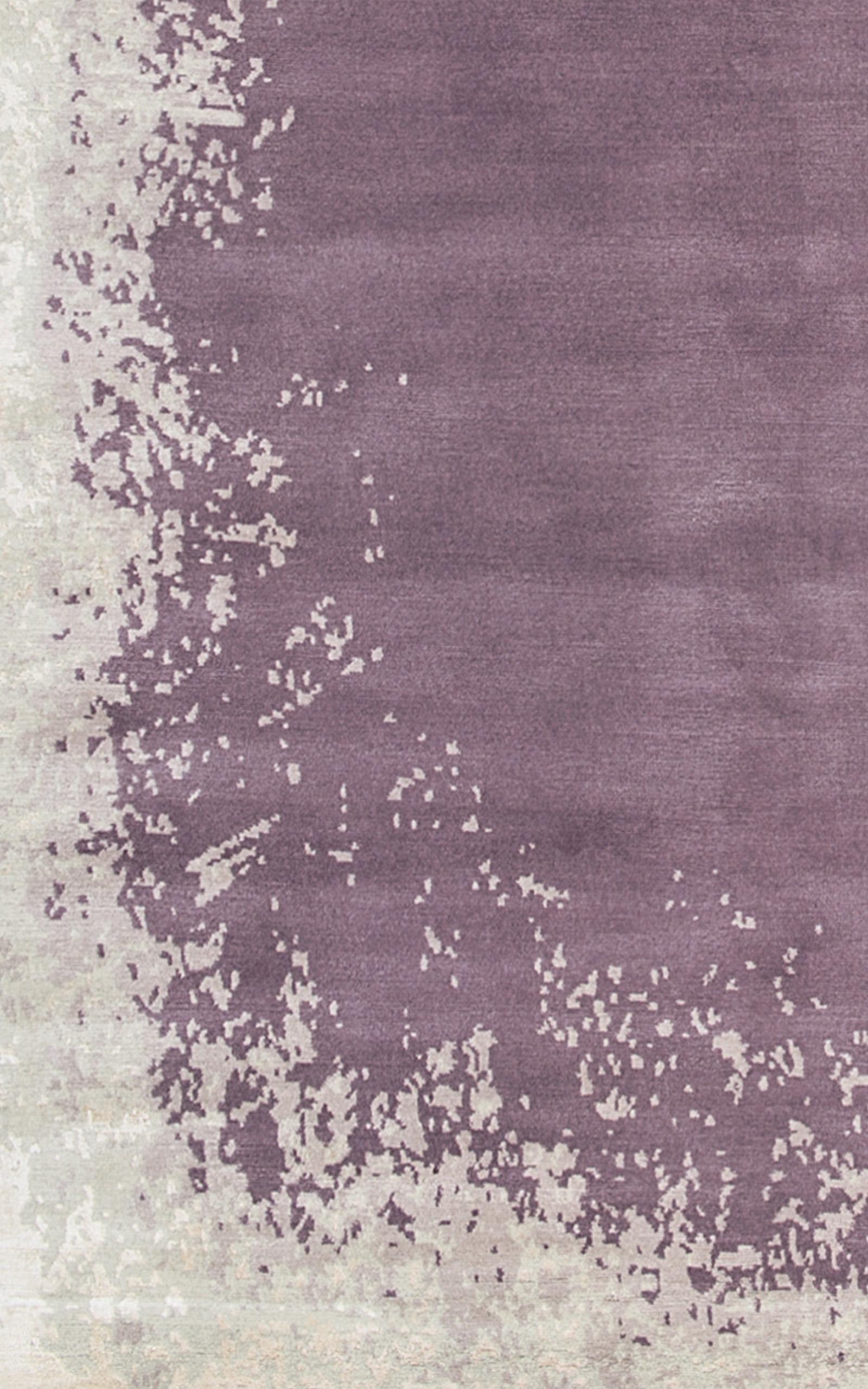 English Eccentrics, Moderne Bordüre, Dunkles Mauve (Organische Moderne) im Angebot