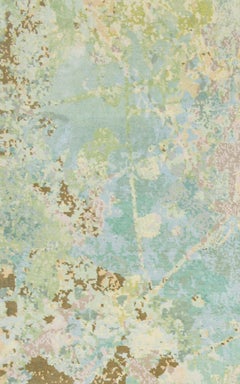 Knots Rugs Silhouette, Original- Hand Knotted Wool and Silk Rug by Knots Rugs