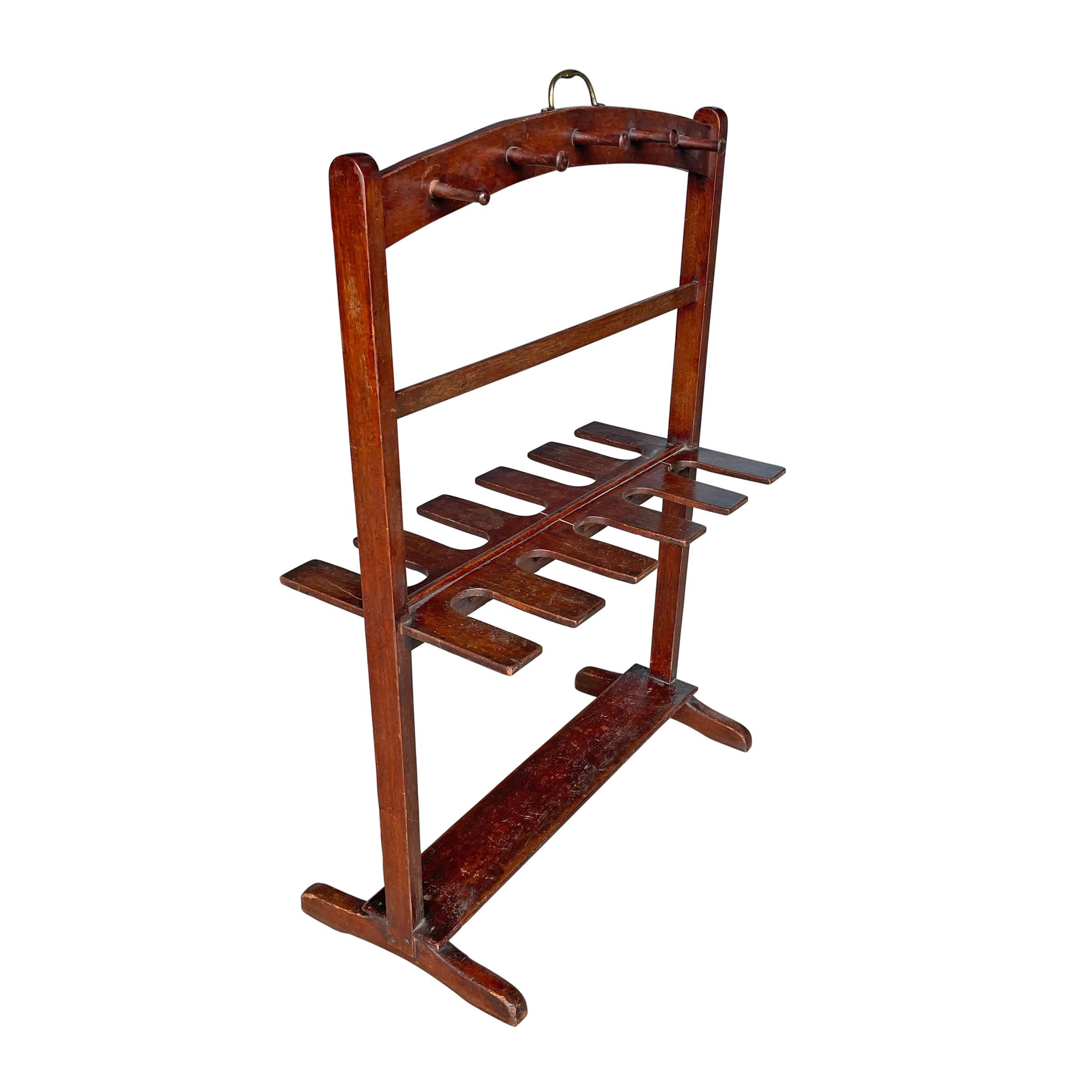 English Edwardian Boot Rack In Good Condition In Chicago, IL