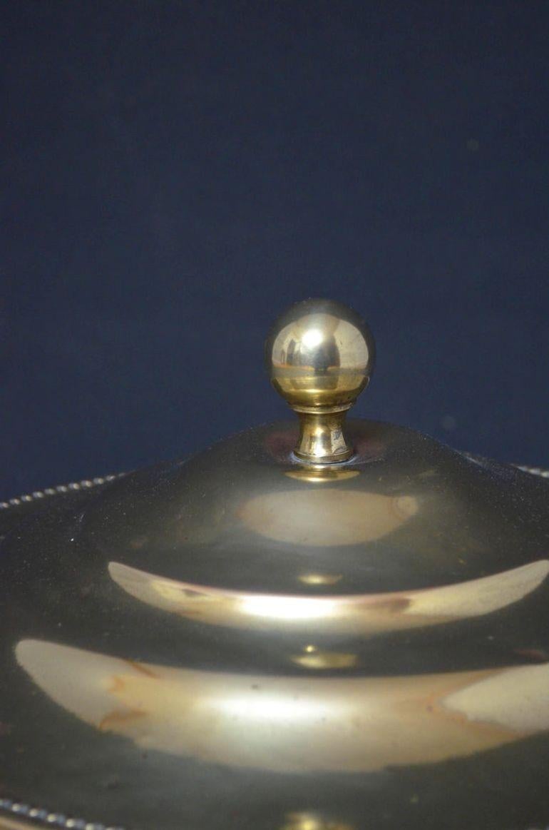 Englisch Edwardian Messing Pflanzer Kohle Eimer Kohle Bin im Angebot 1