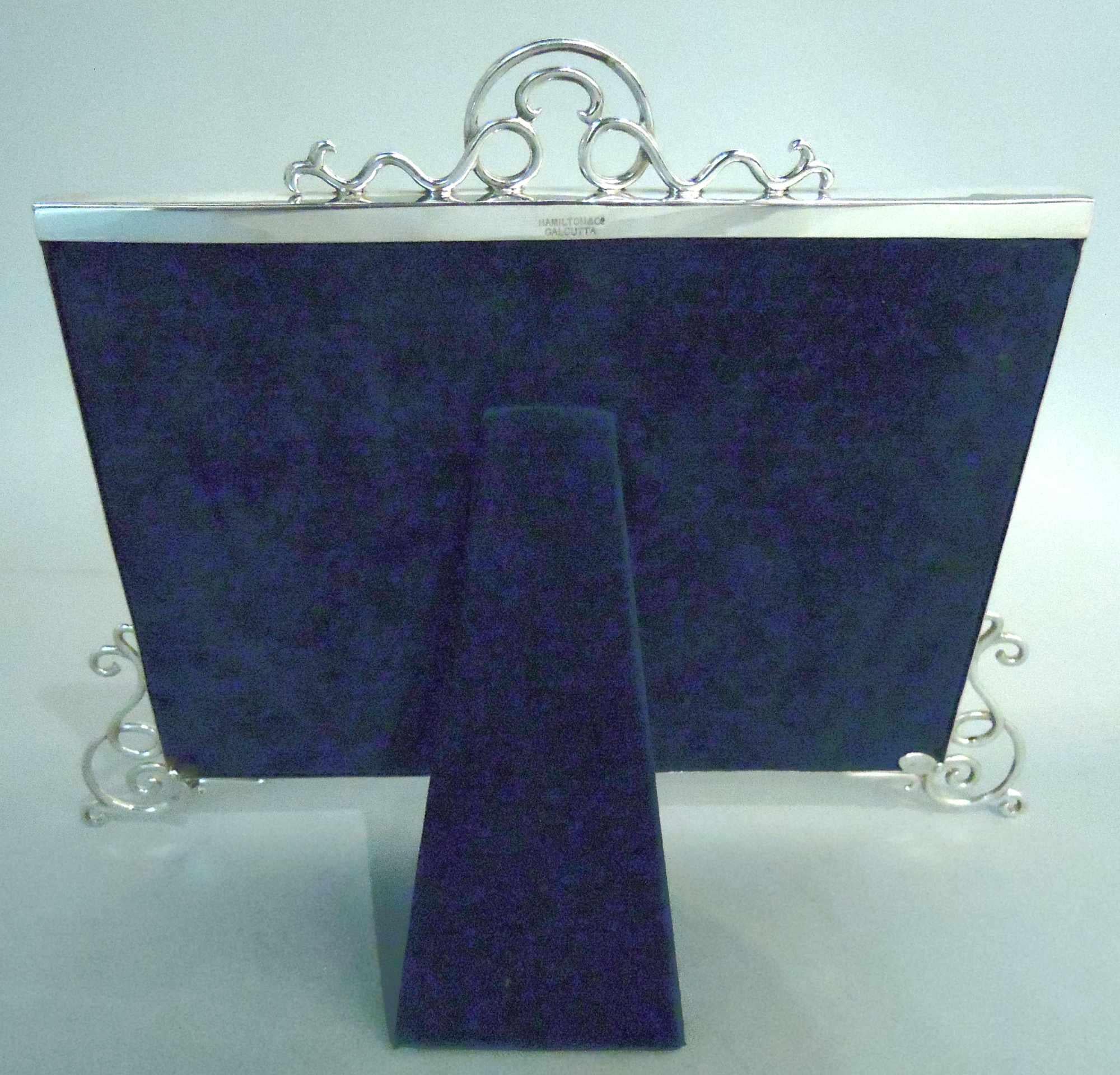 Édouardien Cadre double en argent sterling classique de l'époque édouardienne anglaise, 1901 en vente