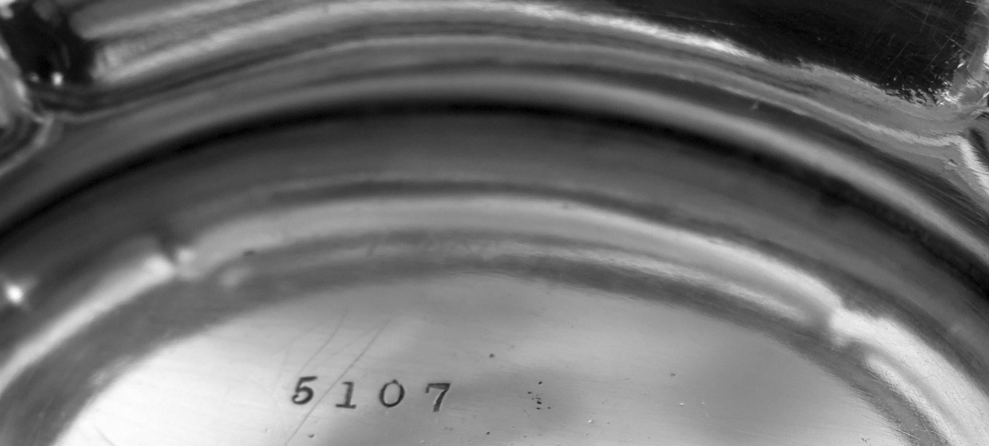 Argento 925 Ciotola classica edoardiana inglese in argento traforato, 1911 in vendita