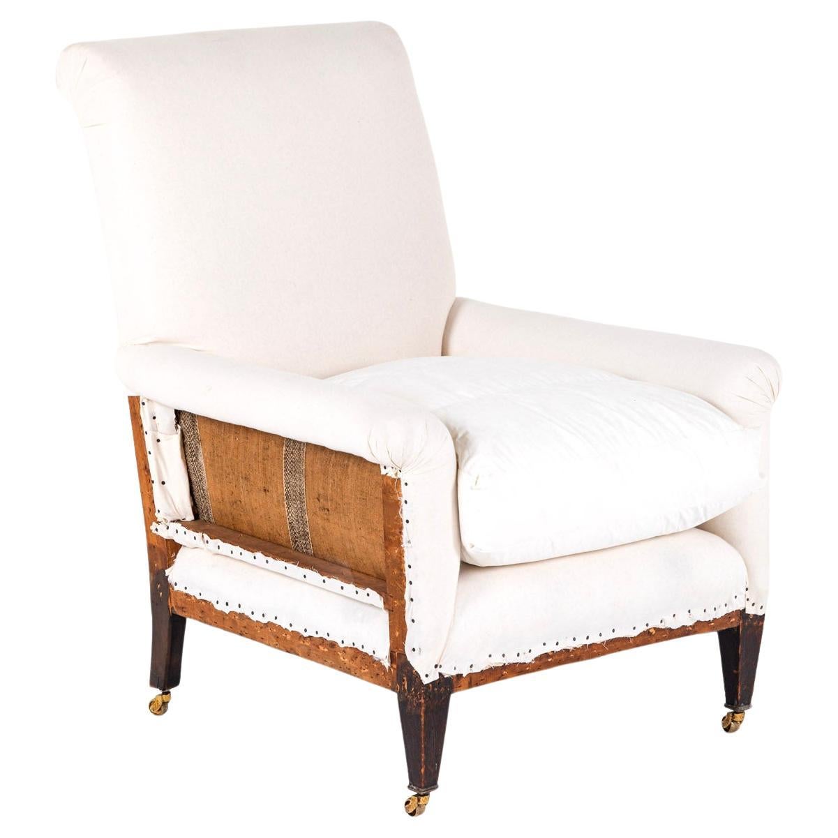 English Edwardian Deconstructed Armchair