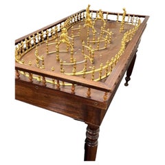 English Edwardian Era Tabletop Skittles Table