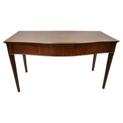 Aparador inglés eduardiano de caoba de 2 cajones Consola Mesa Servidor