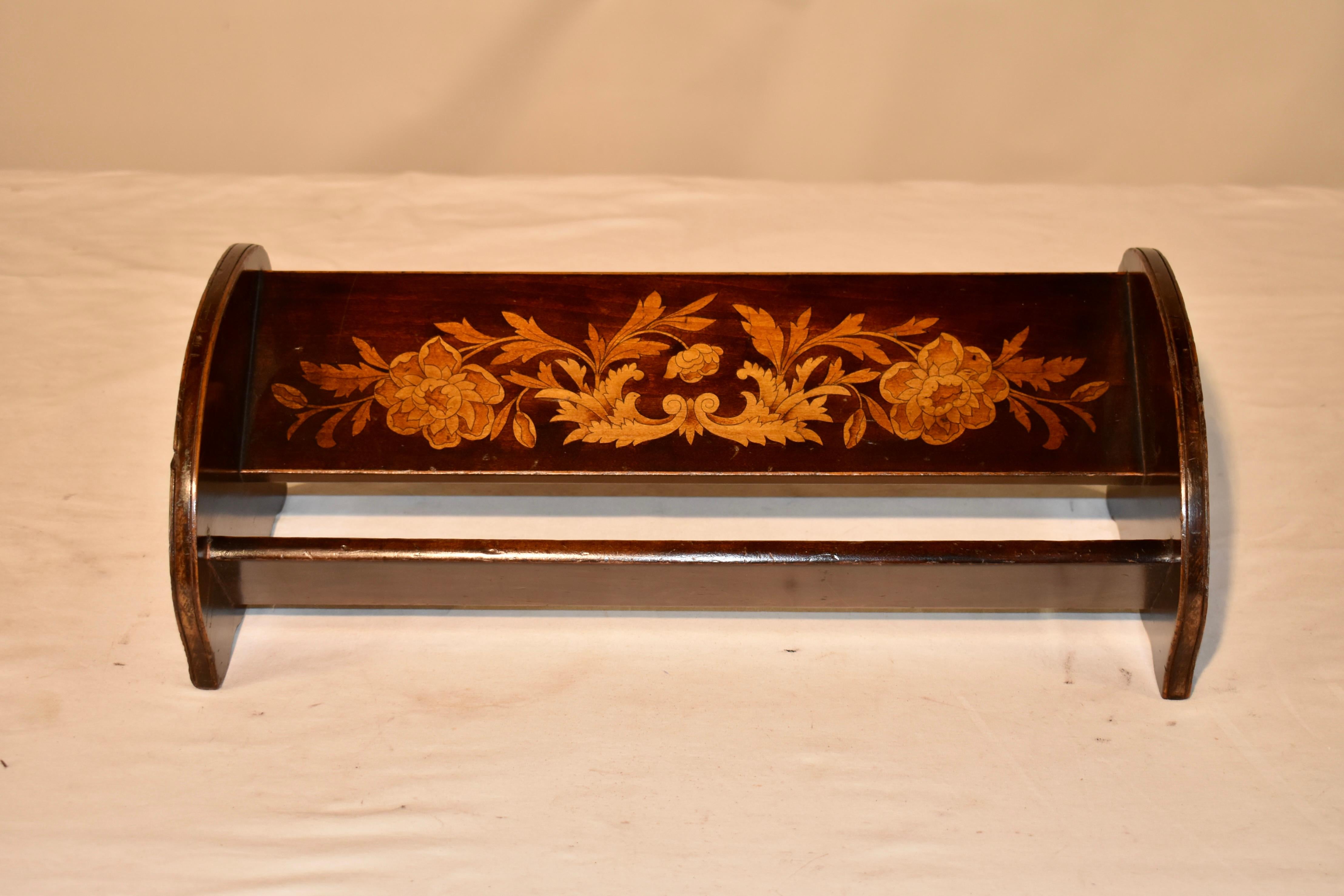 English Edwardian Mahogany Book Stand, Circa 1900 For Sale 4