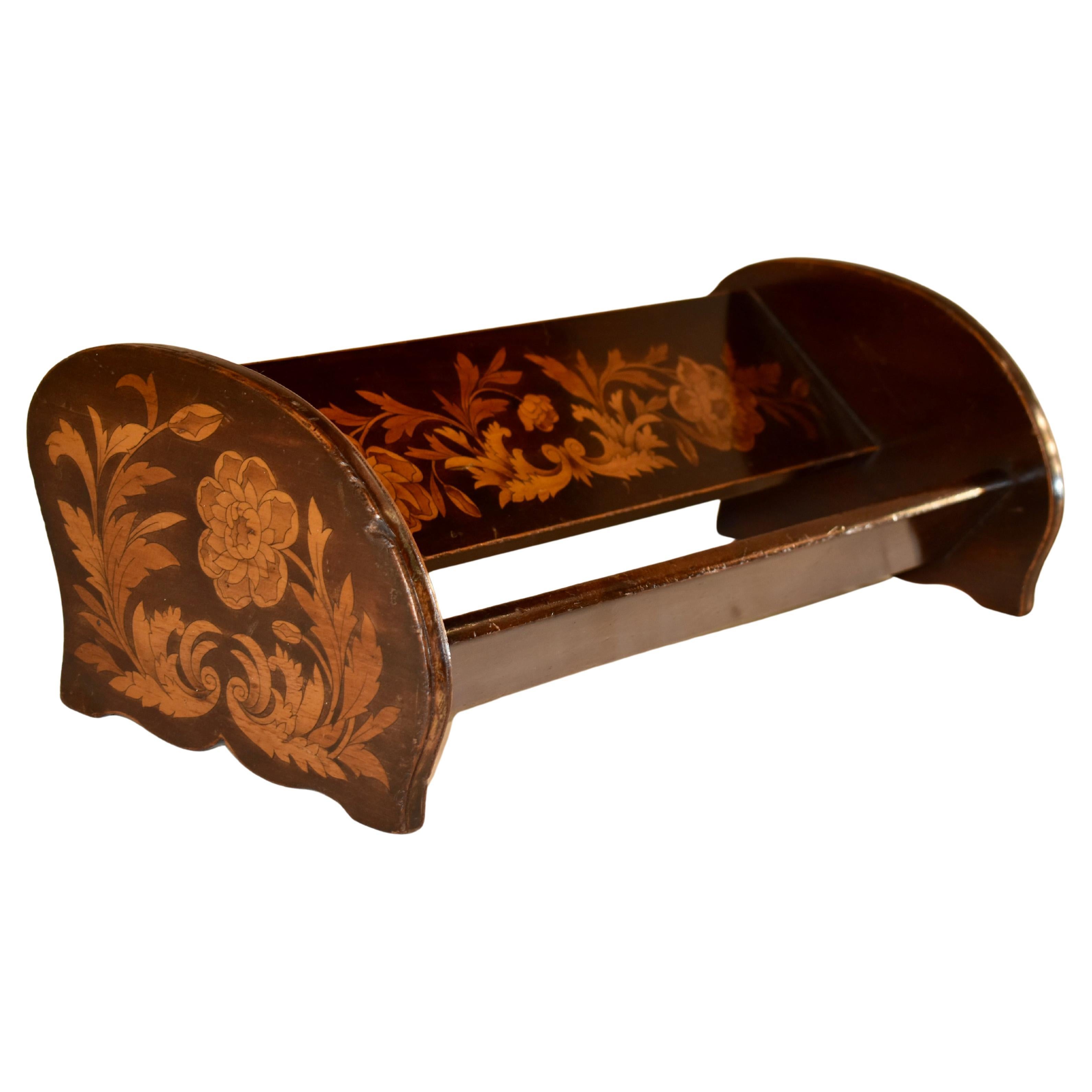 English Edwardian Mahogany Book Stand, Circa 1900 For Sale