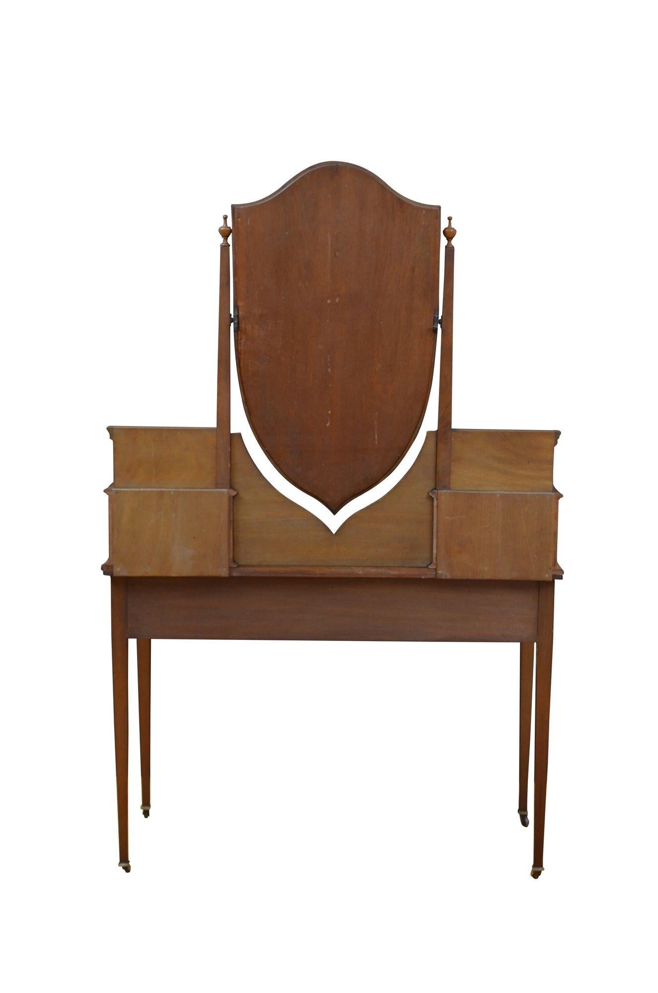 English Edwardian Mahogany Dressing Table 11