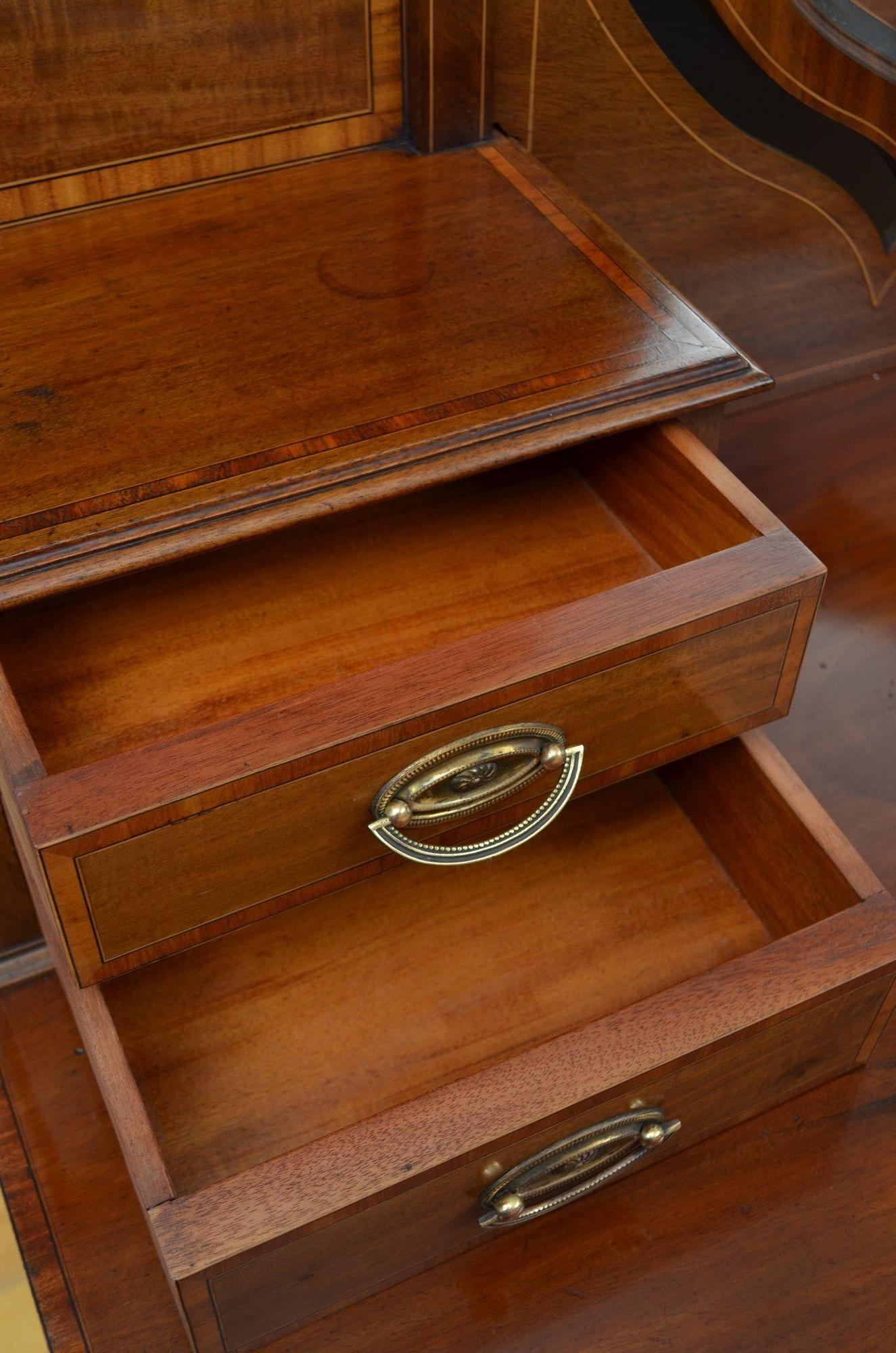 English Edwardian Mahogany Dressing Table 2