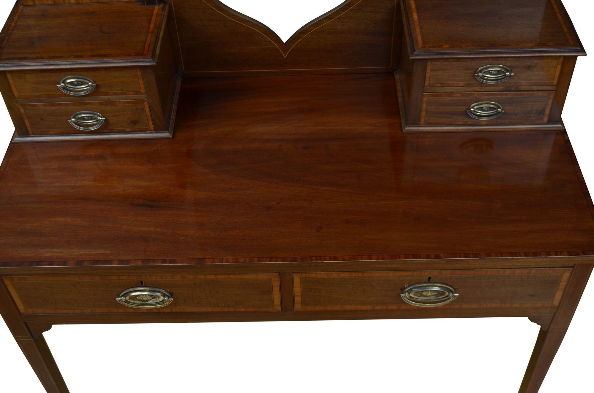 English Edwardian Mahogany Dressing Table 4