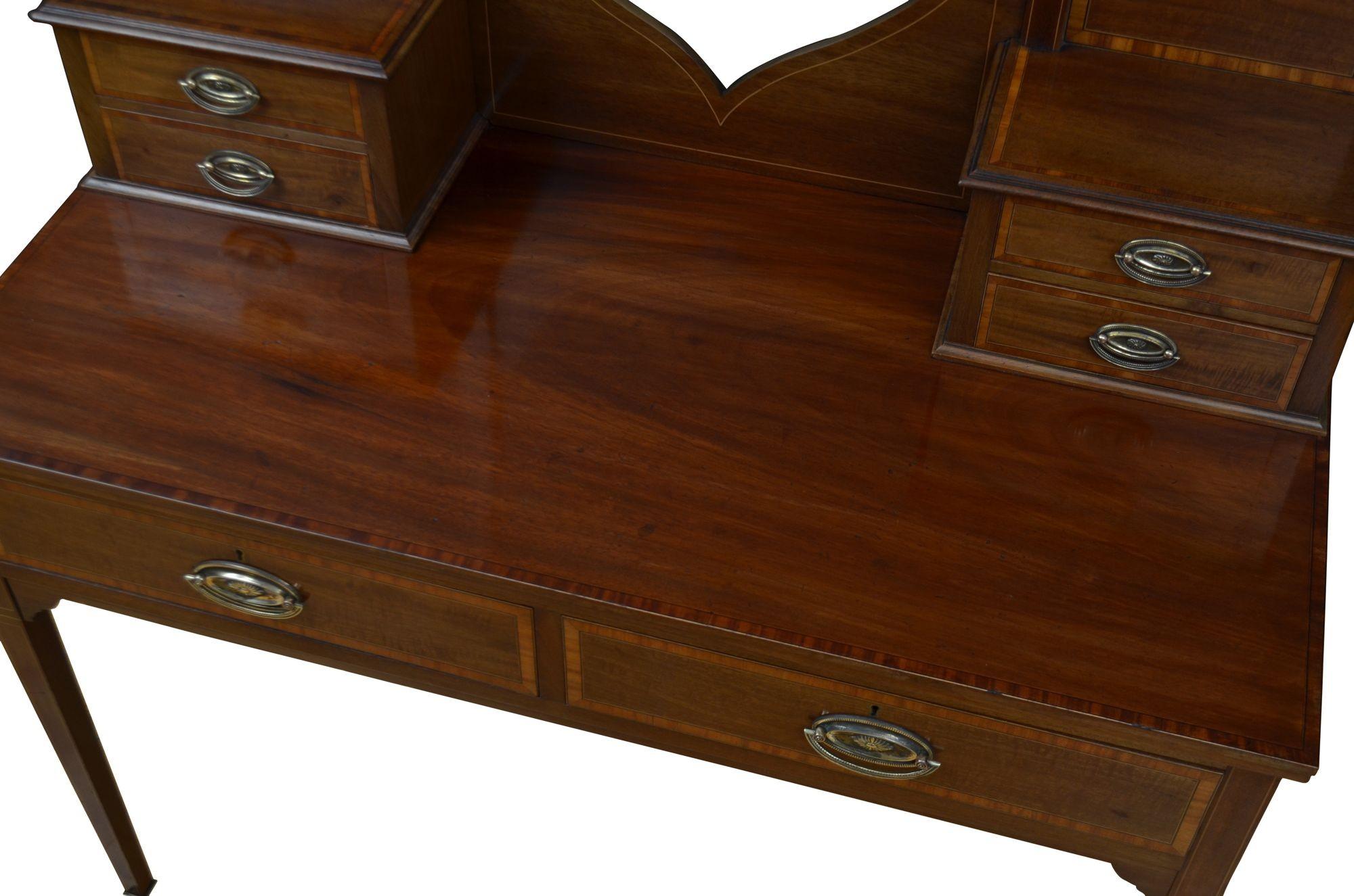 English Edwardian Mahogany Dressing Table 5