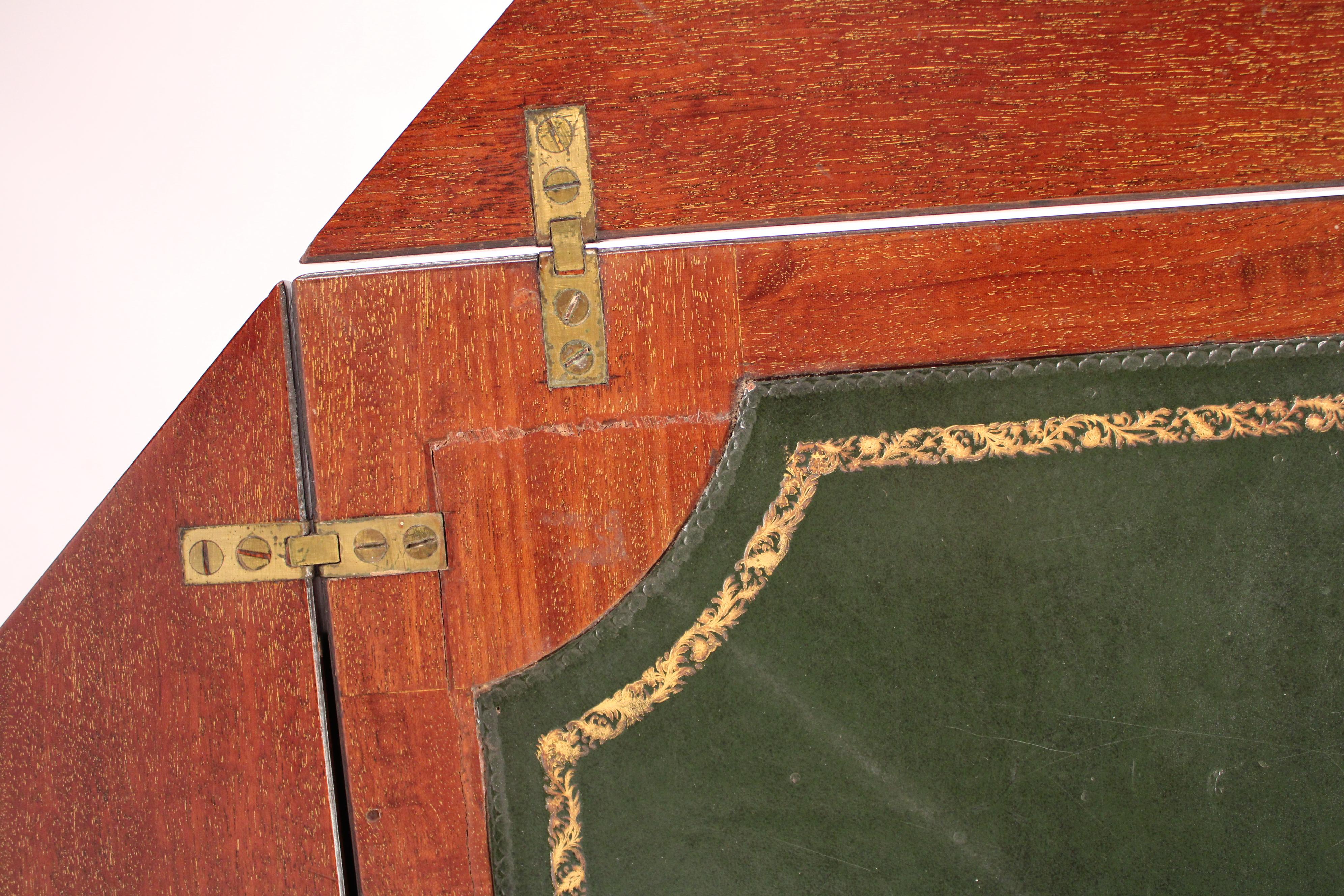 English Edwardian Mahogany Inlaid Games Table For Sale 6