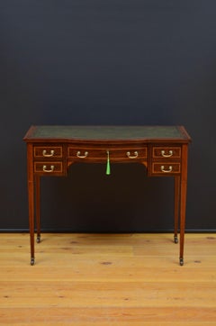 English Edwardian Mahogany Writing Table