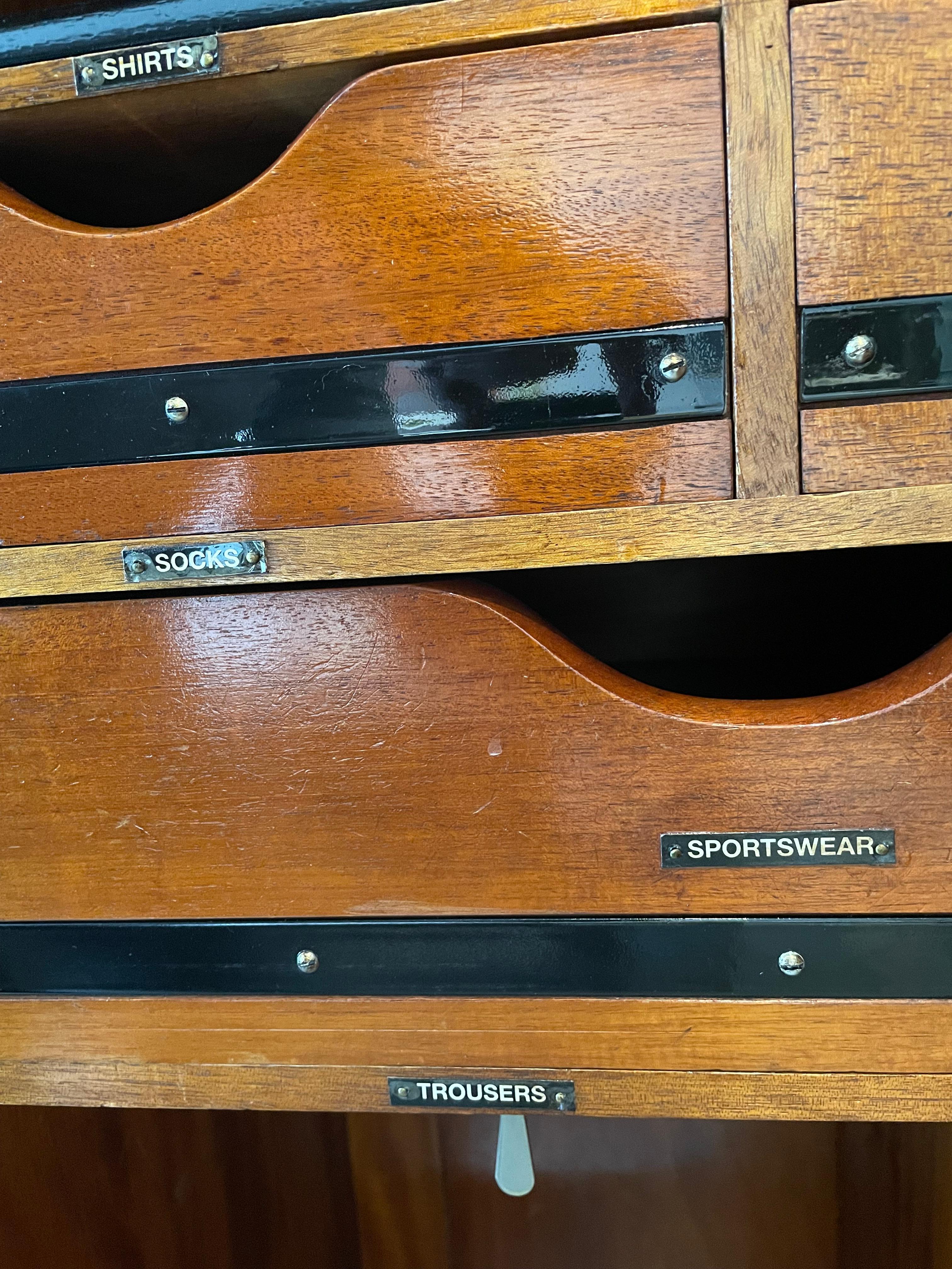 English Edwardian Mens Wardrobe for Harrod's 4