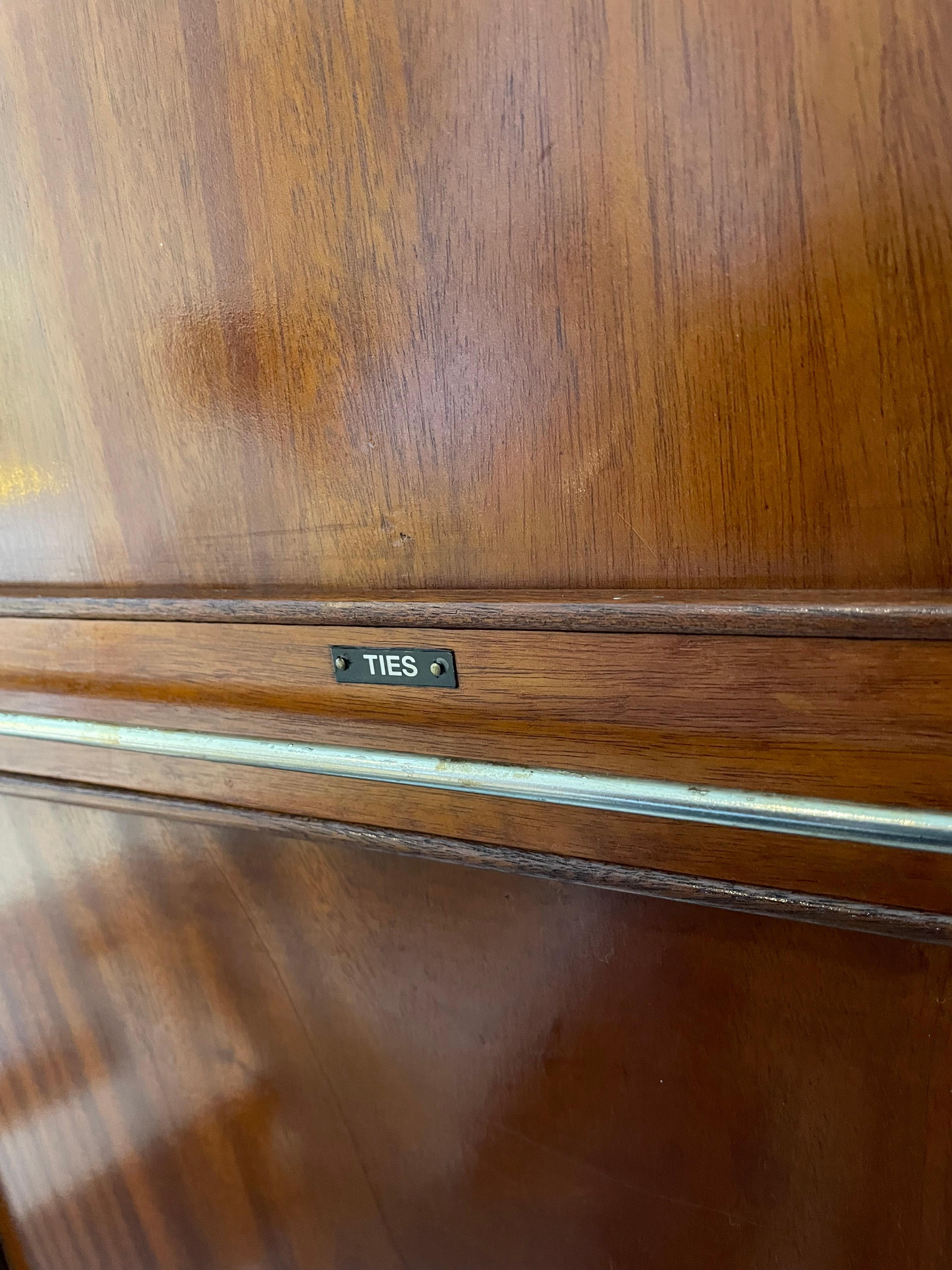 English Edwardian Mens Wardrobe for Harrod's 6