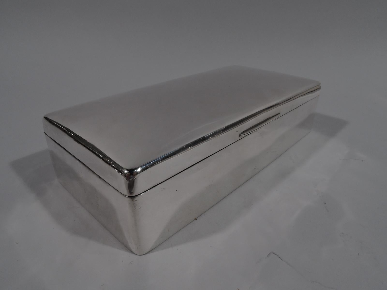 American English Edwardian Modern Sterling Silver Box