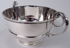 Bol à trophée néoclassique anglais édouardien en argent sterling, 1901
