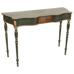 English Edwardian Painted Console Table