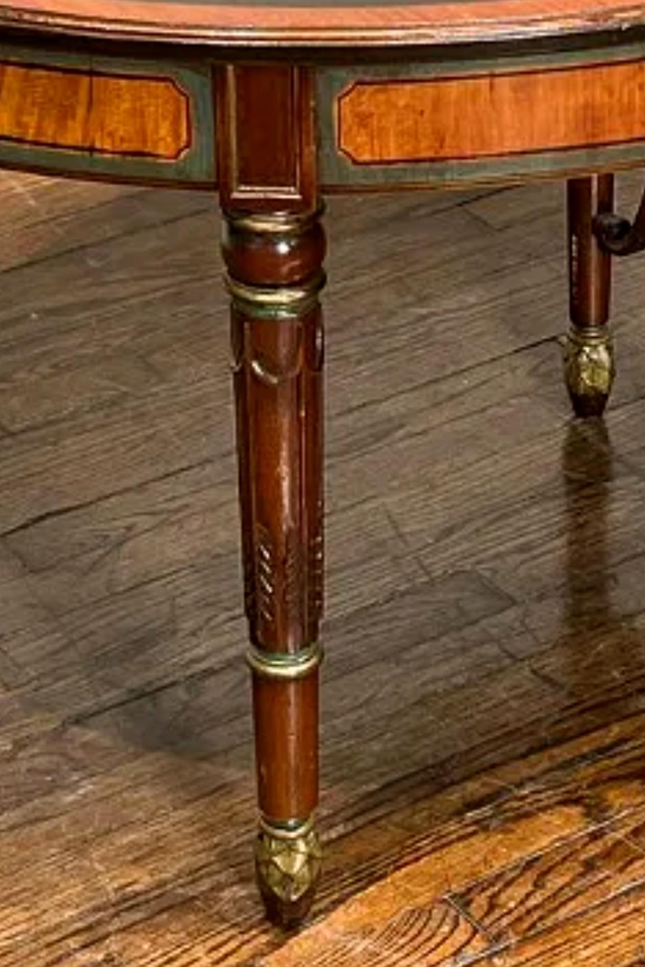 English Edwardian Period Adam Style Cocktail Table For Sale 4