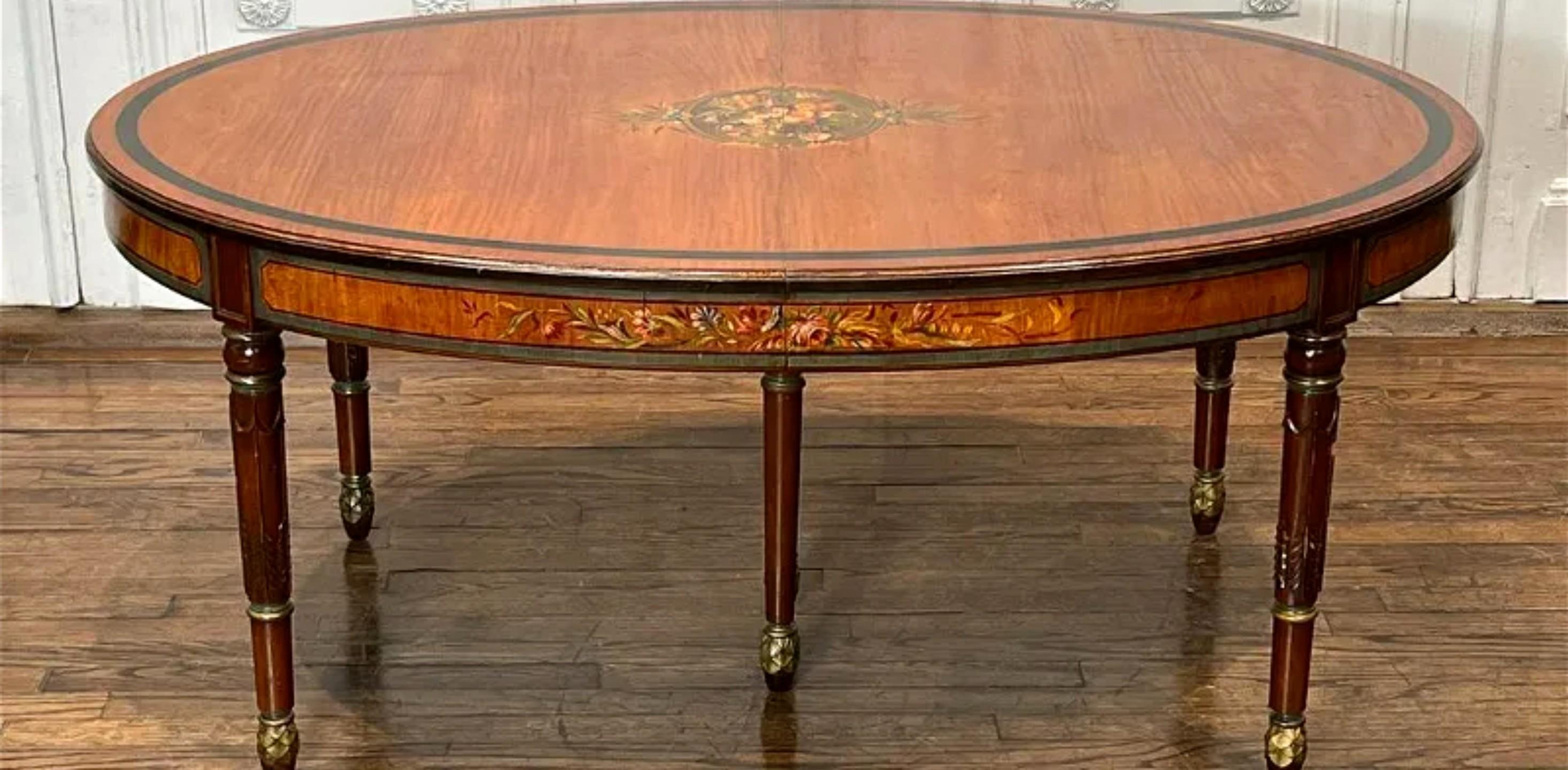 English Edwardian Period Adam Style Cocktail Table For Sale 8