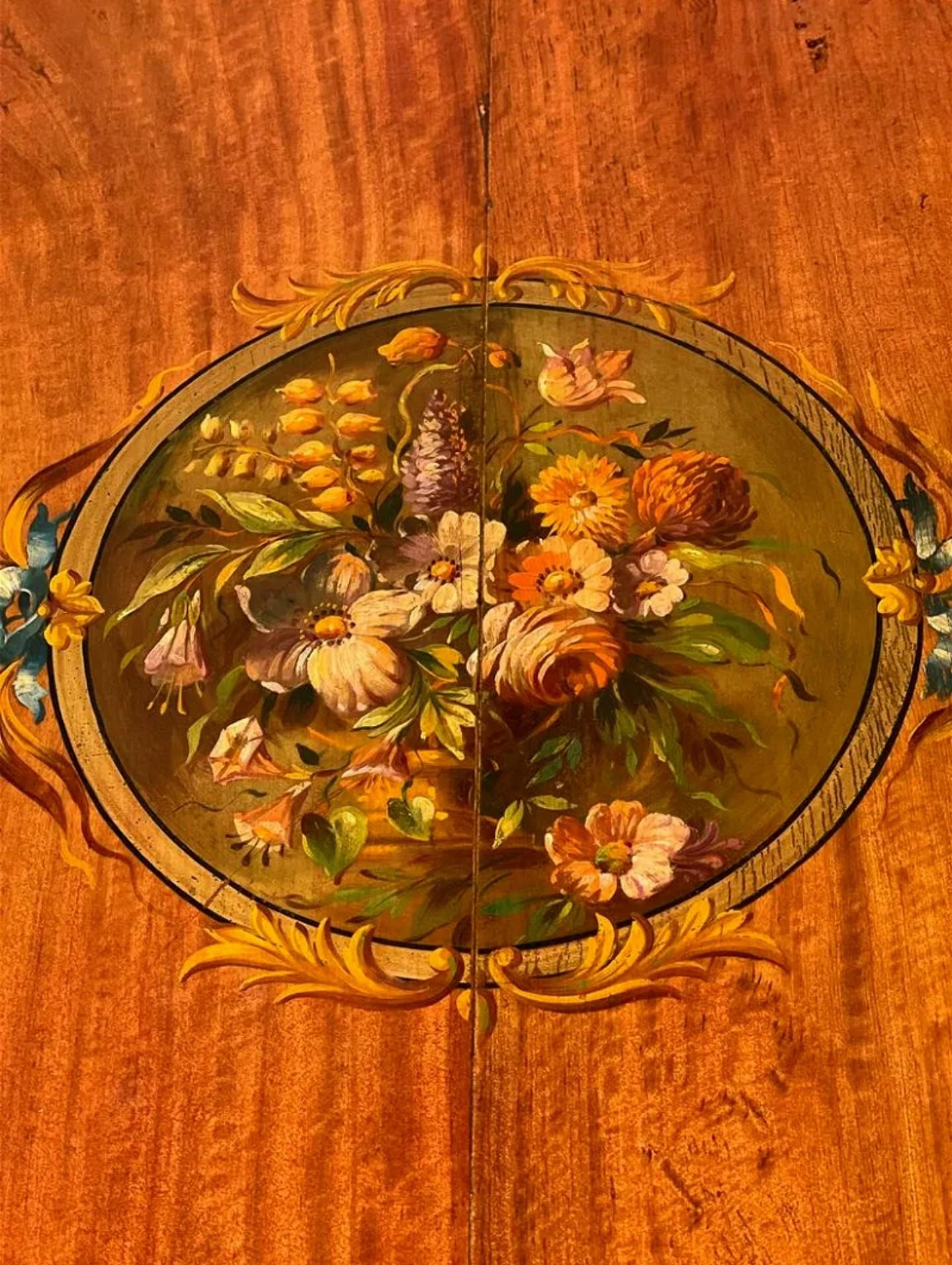 English Edwardian Period Adam Style Cocktail Table In Good Condition For Sale In Forney, TX
