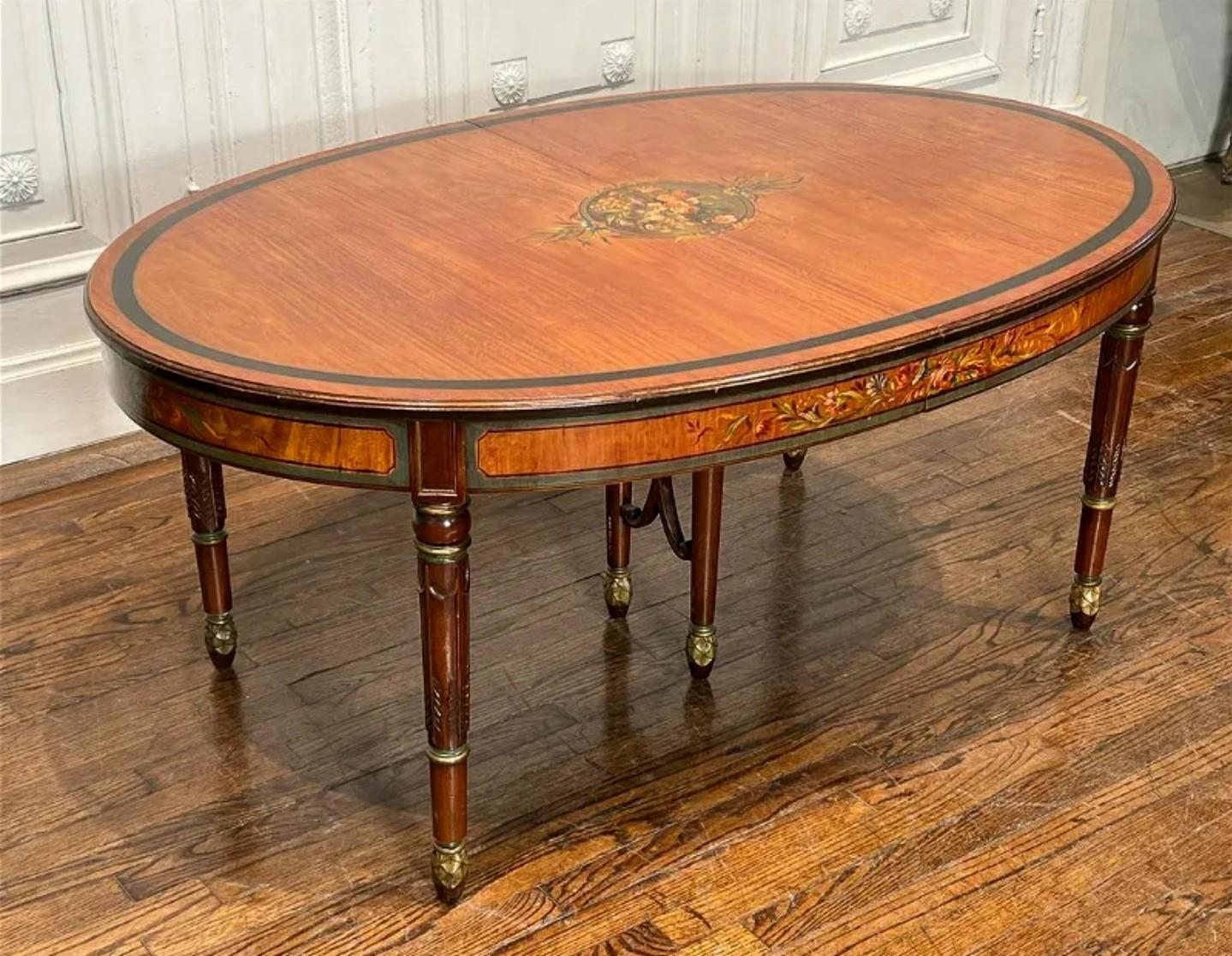 English Edwardian Period Adam Style Cocktail Table For Sale 1