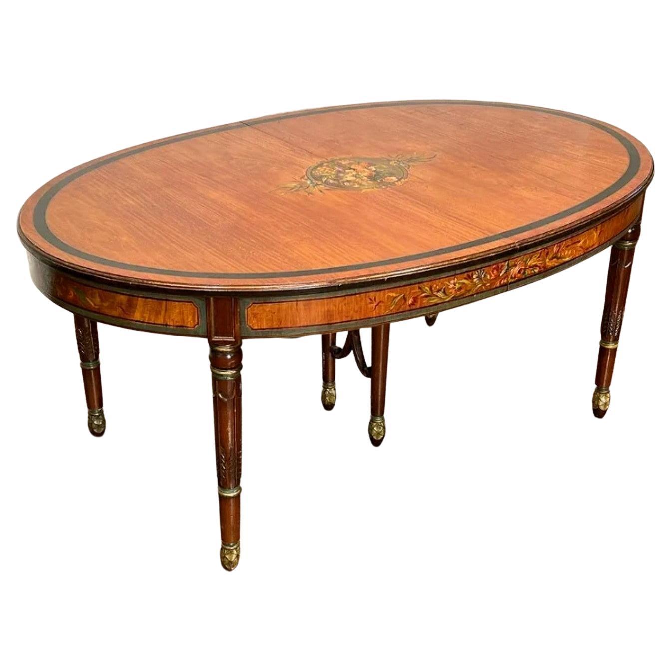 English Edwardian Period Adam Style Cocktail Table For Sale
