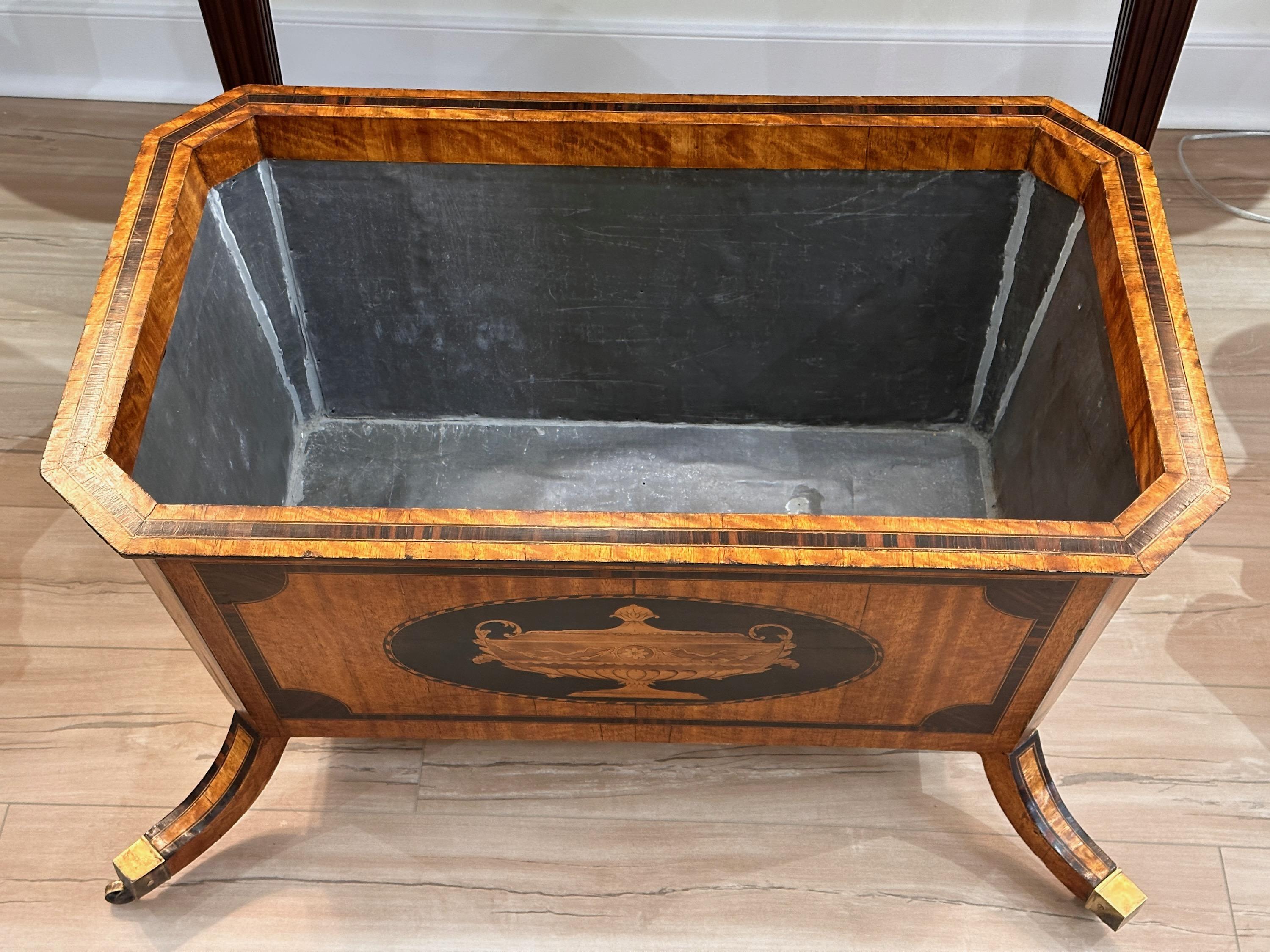 Hand-Crafted English Edwardian Period Regency Style Wine Cooler/Planter