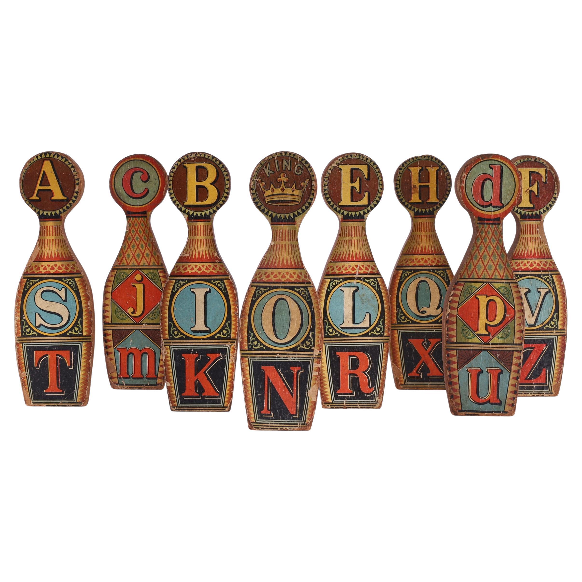 English Edwardian Set of Eight Decorative Game Pieces