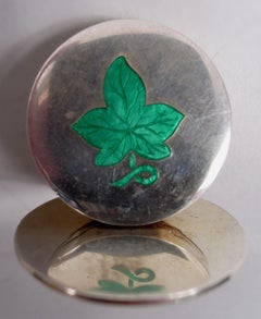 English Edwardian Silver Gilt Lucky Charm Place Card Holders, 1905