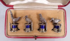 Juego de plata inglesa eduardiana de plata de ley, 1908